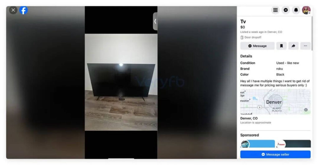 An American's experience using Facebook Marketplace