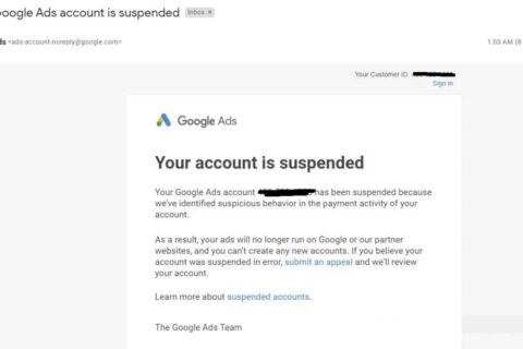 How to restore a suspended Google Ads account