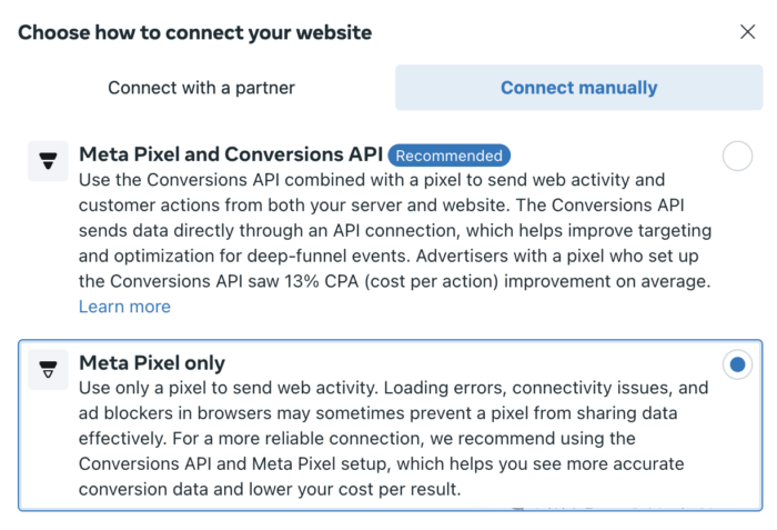 Facebook Ads Conversion Settings