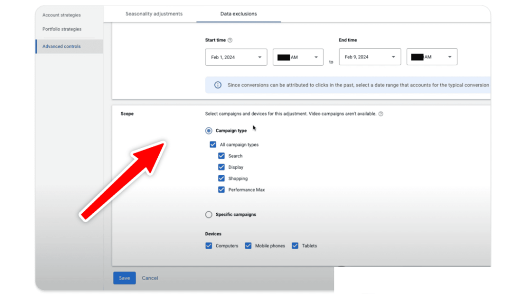 A comprehensive explanation of Google's ad data exclusion feature