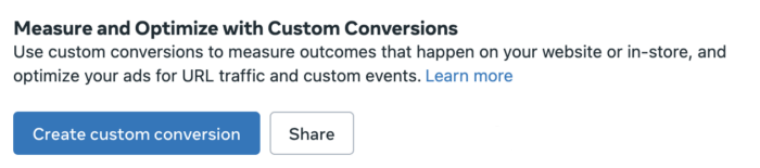 Facebook Ads Conversion Settings